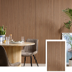 Stilpanel™ Premium Acoustic Slat Panel — Walnut